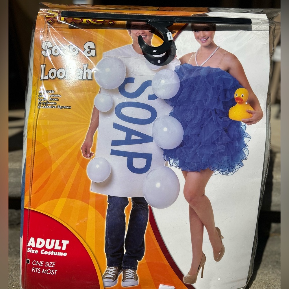 Spirit Couples Costume Soap N Loofah Dress